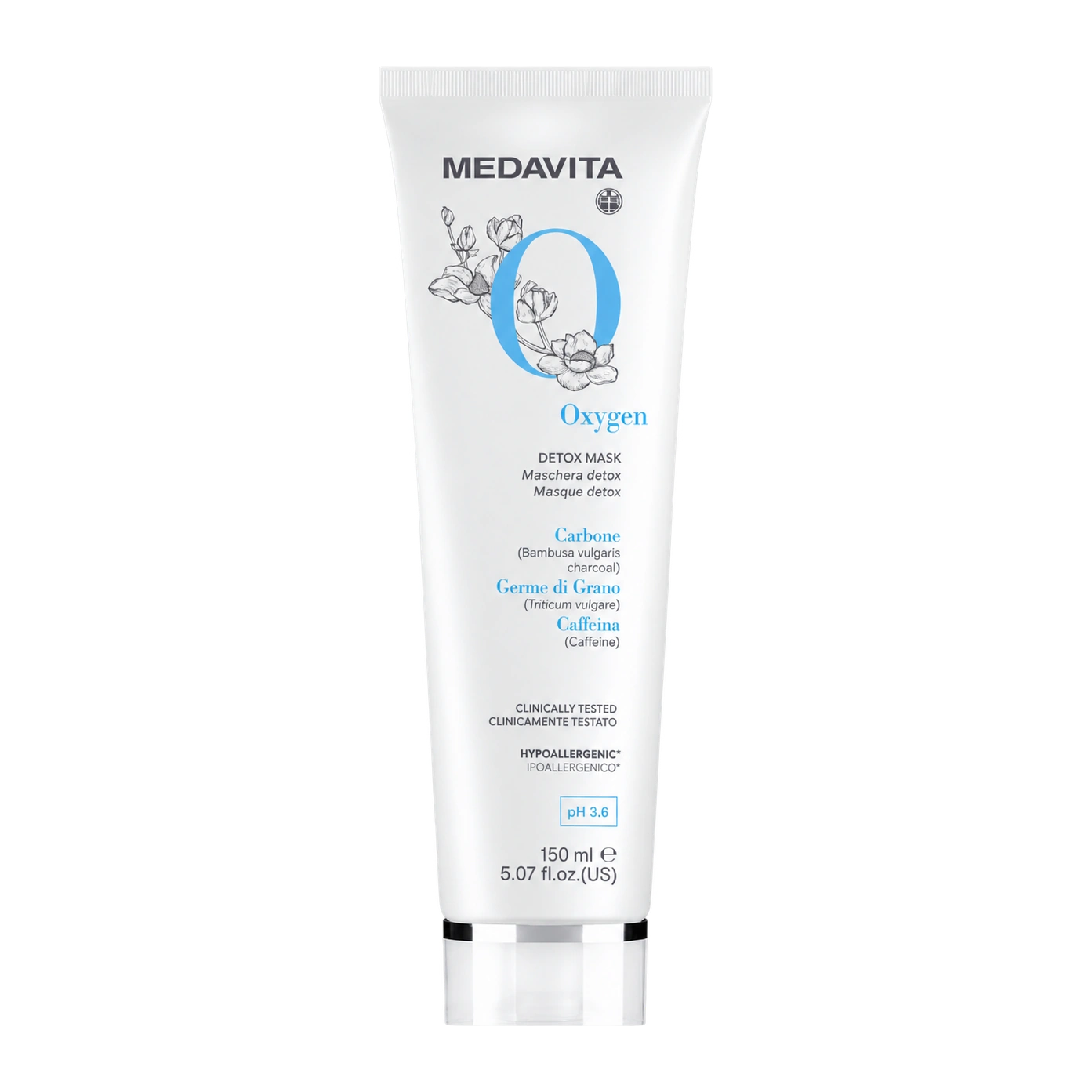 Відновлювальна маска-детокс з активним киснем для волосся/ Medavita Oxygen Detox Mask