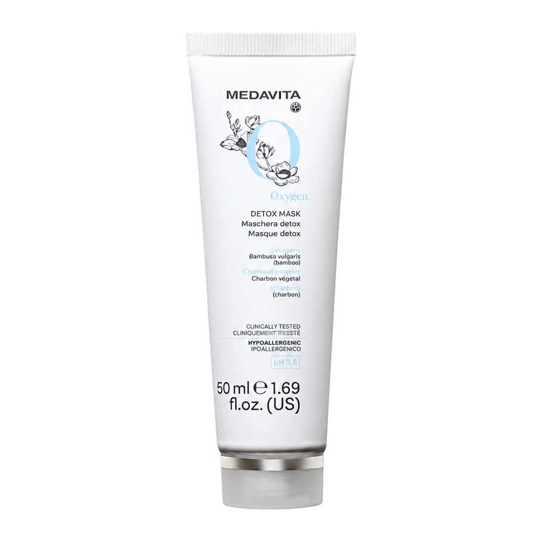Відновлювальна маска-детокс з активним киснем для волосся/ Medavita Oxygen Detox Mask
