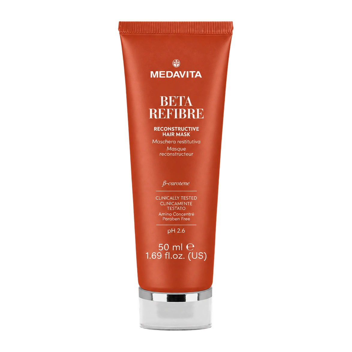 Глибоковідновлювальна маска для реконструкції волосся / Medavita Beta Refibre Reconstructive Hair Mask