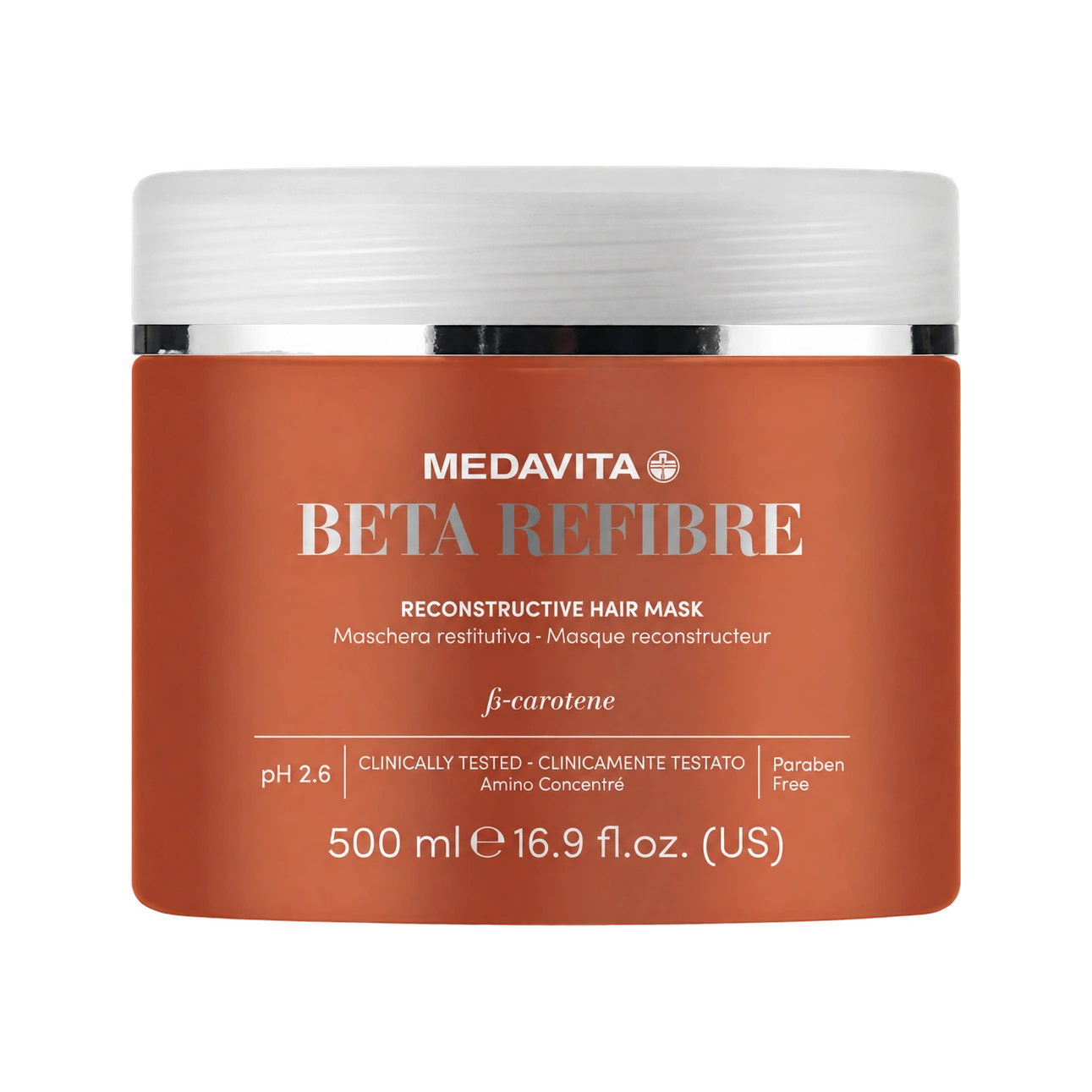 Глибоковідновлювальна маска для реконструкції волосся / Medavita Beta Refibre Reconstructive Hair Mask